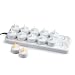 Rechargeable Tea Light Candles - Set of 12