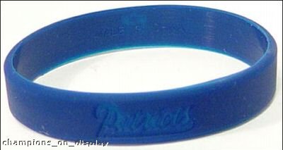 Buy NEW ENGLAND PATRIOTS WRISTBAND Baller Bracelet Band NFL by Forever Collectibles