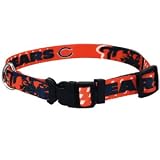 Chicago Bears Adjustable Pet Dog Collar (Large)