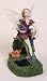 Cascade Garden Solar Light, Fairy with Purple Accents