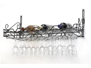 Buy Concept Housewares 8 Bottle Wall/Ceiling Mount Glass & Wine Rack online at Discounted New and Used prices. Delivered to your door with Off-The-Bookshelf.