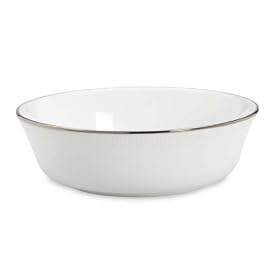 Lenox Tribeca Platinum Banded Bone China All Purpose Bowl by Lenox