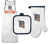 Detroit Tigers Apron ( Oven Mitt and Potholder Set)