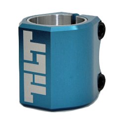 Tilt Double Clamp w/ Shim Blue