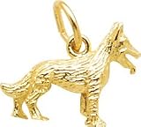Dog: German Shepherd Charm by Rembrandt Charms