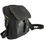 David King & Co Distressed Leather Unisex Bag