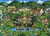 scout camp 500pc dowdle folk art