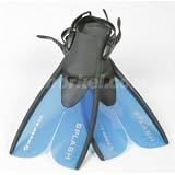 Deep See Splash Junior adjustable split fins Youth shoe size 1-4 Blue