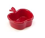 Chantal 1-Cup Apple Ramekins Set of 4, Glossy Red by Chantal