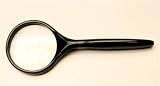 `Round Magnifying Glass 2- 1/4 diameter glass * Durable lightweight construction * Hard coated opti