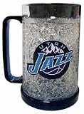 Utah Jazz 16 oz Plastic Crystal Freezer Mugs - Set of 4