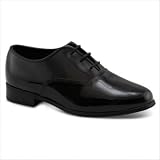 31BEM ioeaL. SL160  Mens Jazz Oxford Shoe Size: 11.5, Width: D (Medium / Standard), Color: Black Patent