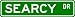 SEARCY Street Name Sign ~ Personalized Family Lastname Sign ~ Gameroom, Basement, Garage Sign
