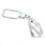 Sterling Silver Rectangular Keychain