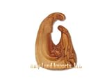 Olive Wood Love & Peace Family TM Miniature Sculpture.