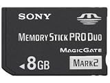 8 GB Sony PRO DUO (Mark 2) Memory Stick for PSP