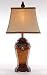 Traditional Golden Rectangular Bedside Table Lamp