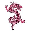 DRAGON 5 Temporary Tattoo 2.5x3.5