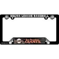San Francisco Giants Black Plastic License Plate Frame