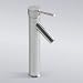 Decor Star BRG02-TC Euro Modern Contemporary Bathroom Lavatory Vanity Vessel Sink Faucet Tall Chrome