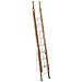 Werner D6216-2 300-Pound Duty Rating Fiberglass Flat D-Rung Extension Ladder, 16-Foot
