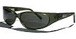Porn Star Optics THE AMATEUR Crystal Green Sunglasses with Green Polycarbonate Lenses