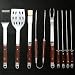 Stainless Steel/Rosewood Premium 10pc BBQ Tool Set Image