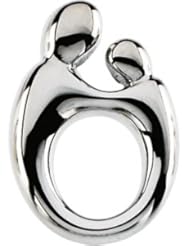 14K Yellow Gold Mother & Child Small Pendant