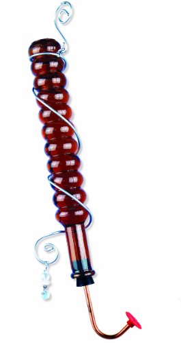 Sunset Vista Red Glass Feeder 17-Inch