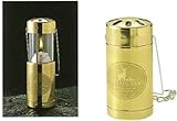 キャプテンスタッグ(CAPTAIN STAG) 真鍮製デラックスキャンドルランタン(キャンドル1本付) M-8290