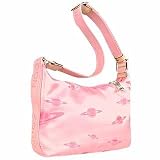 Zoon Pink Satin Planet Baguette Bag