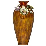 Jay Strongwater Lily pad Glass Mini Vase