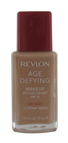 Revlon Age Defying Makeup with Botafirm for Dry Skin, Honey Beige, 1.25 Ounce