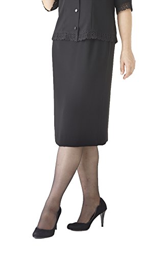 (モノワール) MONOIR 喪服 レディース 礼服 夏 夏用 日本製 梨地ジョーゼット ブラックフォーマル セットアップ スカート 16203