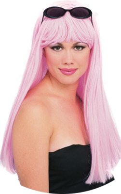 Glamour Light Pink Wig