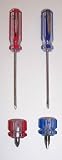 "ABC Products" - 2 Pocket Clip and 2 Stubby ~ Screwdrives in a Set (Phillips and Slotted).