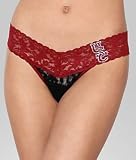 Hanky Panky South Carolina Gamecocks Ladies Garnet-Black Low Rise Thong Underwear at Amazon.com