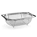 Kitchen Colander Strainer Oblong in Stainless Mesh by Polder Home Tools