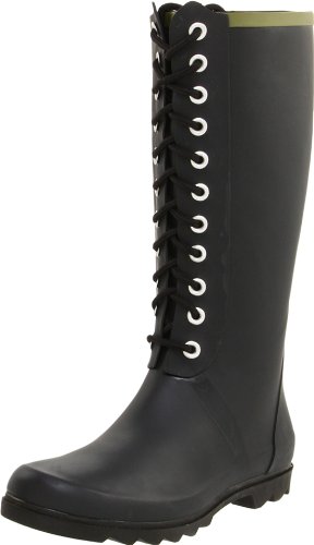 Chooka Women's Noir Lace-Up Rain Boot product image