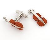 Violin cufflinks with presentation box