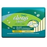 Always Clean Regular/Normal Ultra Pads/ Wings - 16 Pads/ pack, 12 ea