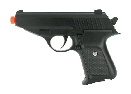 Spring Metal Classic Black James Bond Pistol