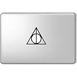 Deathly Hallows Symbol Harry Potter - Apple Macbook Laptop Vinyl Sticker Decal