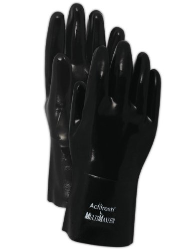 Magid 2362T Chemical Resistant Collection Neoprene Coated 12-Inch Gauntlet Gloves, Men's One Size On Sale