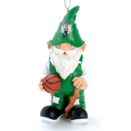 Boston Celtics NBA Gnome Christmas Ornament