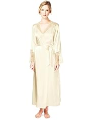 Autograph Floral Lace Wrap Dressing Gown MADE WITH SWAROVSKI® ELEMENTS