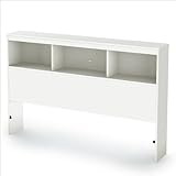 South Shore Spark Collection Full Bookcase Headboard, Pure White