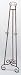 70" High Metal EASEL (Pair Set)