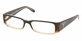 Prada Eyeglasses VPR 22M Gradient Brown Optical Frames