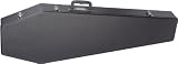 Coffin Case B-195 Universal Wood Bass Case,  Black Exterior with Red Interior